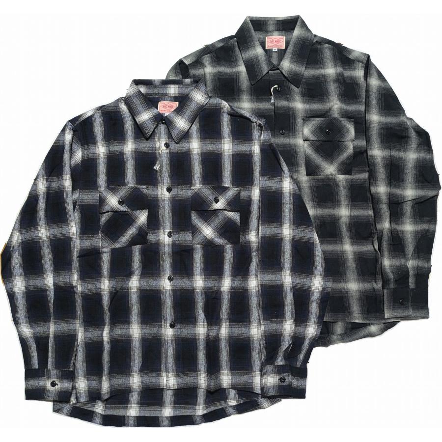 ビッグマイク ライトフランネル L/Sシャツ メンズ BIG MIKE LIGHT FLANNEL SHIRTS 25ss 017 | BIG MIKE
