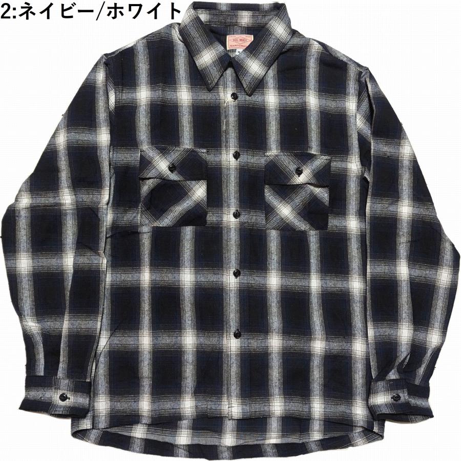 ビッグマイク ライトフランネル L/Sシャツ メンズ BIG MIKE LIGHT FLANNEL SHIRTS 25ss 017 | BIG MIKE | 02
