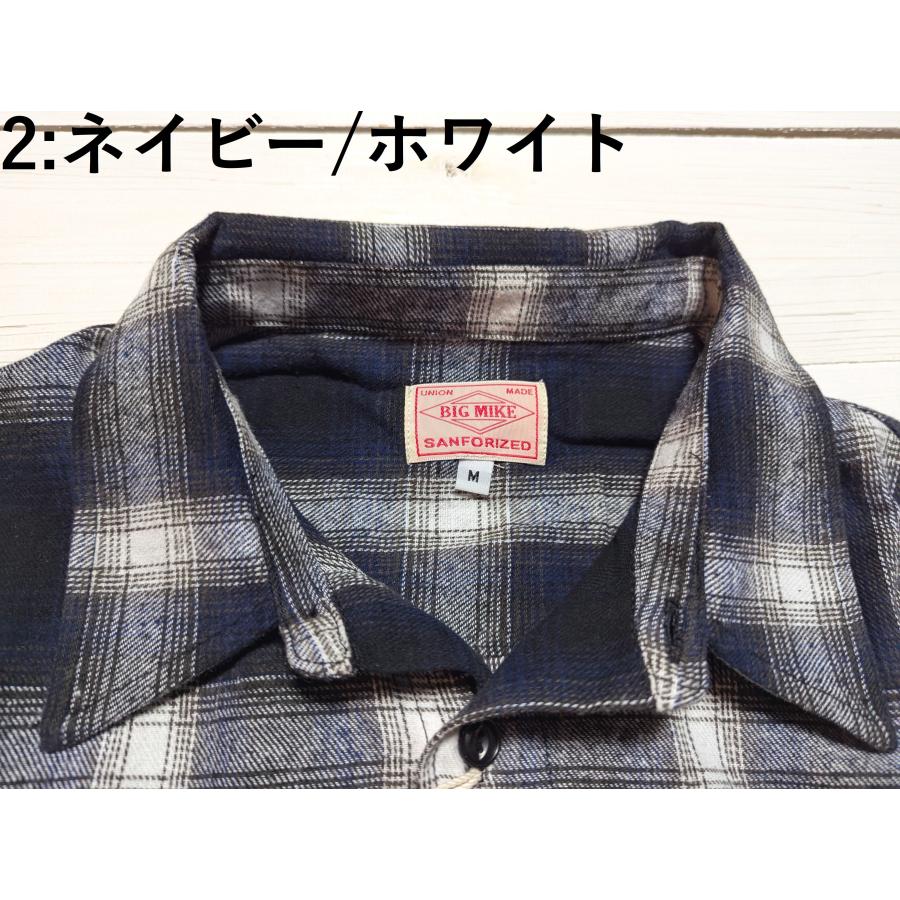 ビッグマイク ライトフランネル L/Sシャツ メンズ BIG MIKE LIGHT FLANNEL SHIRTS 25ss 017 | BIG MIKE | 04