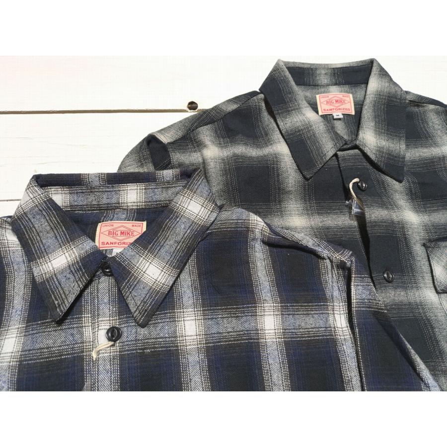 ビッグマイク ライトフランネル L/Sシャツ メンズ BIG MIKE LIGHT FLANNEL SHIRTS 25ss 017 | BIG MIKE | 05