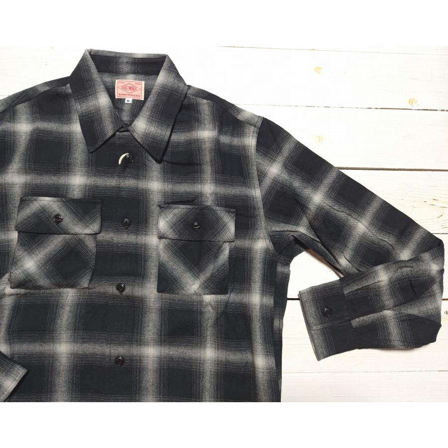 ビッグマイク ライトフランネル L/Sシャツ メンズ BIG MIKE LIGHT FLANNEL SHIRTS 25ss 017 | BIG MIKE | 06