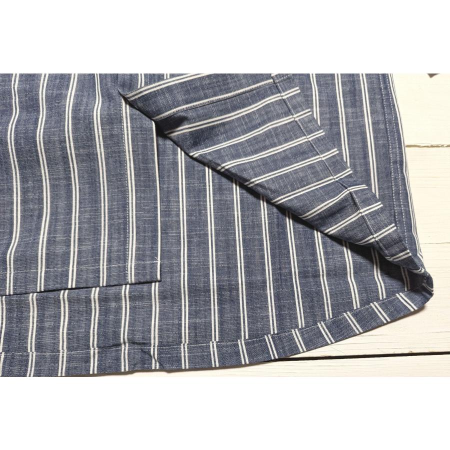 ビッグマイク ストライプ シャンブレー L/Sシャツ メンズ BIG MIKE STRIPE CHAMBRAY SHIRTS  bigmike 020 | BIG MIKE | 08
