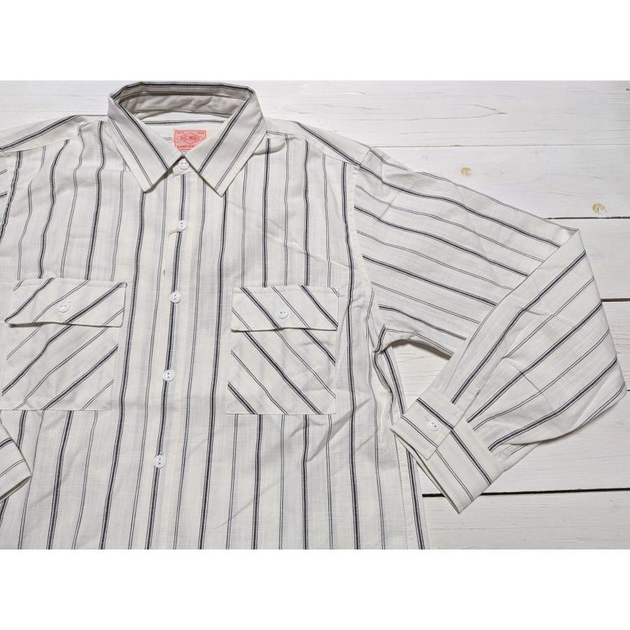ビッグマイク ストライプ シャンブレー L/Sシャツ メンズ BIG MIKE STRIPE CHAMBRAY SHIRTS  bigmike 020 | BIG MIKE | 10