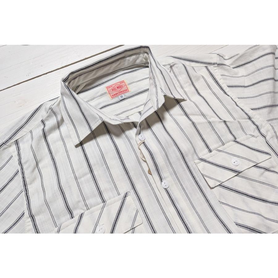 ビッグマイク ストライプ シャンブレー L/Sシャツ メンズ BIG MIKE STRIPE CHAMBRAY SHIRTS  bigmike 020 | BIG MIKE | 13