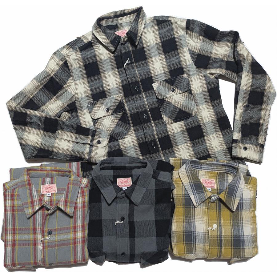 ビッグマイク 長袖 ヘビーフランネルシャツ メンズ BIG MIKE HEAVY FLANNEL SHIRTS 25aw bigmike 021 | BIG MIKE