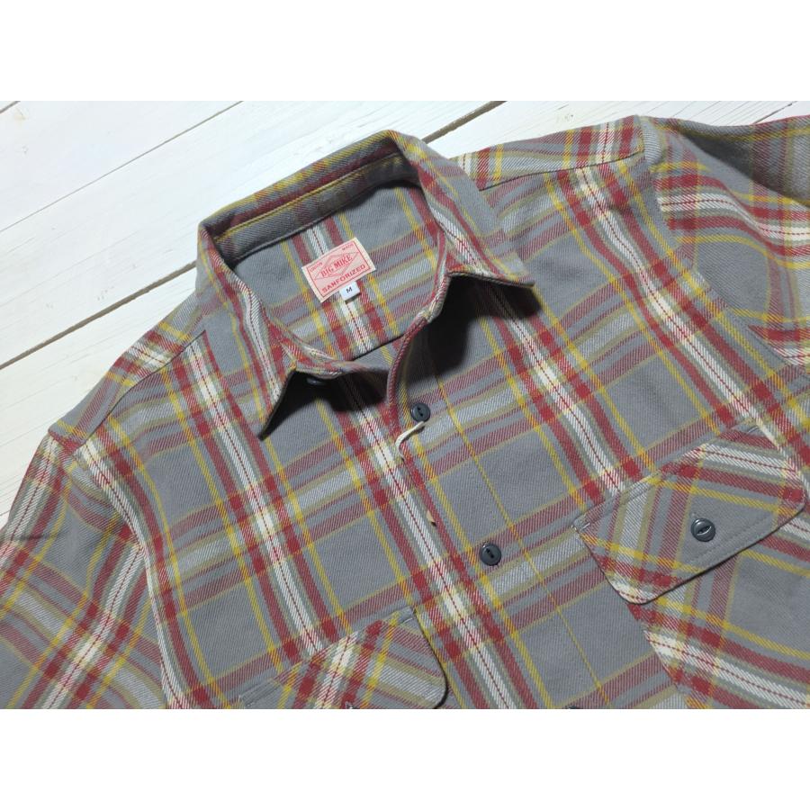 ビッグマイク 長袖 ヘビーフランネルシャツ メンズ BIG MIKE HEAVY FLANNEL SHIRTS 25aw bigmike 021 | BIG MIKE | 17