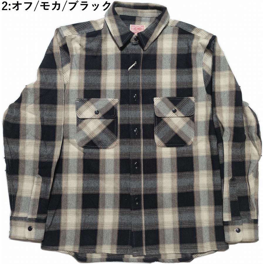 ビッグマイク 長袖 ヘビーフランネルシャツ メンズ BIG MIKE HEAVY FLANNEL SHIRTS 25aw bigmike 021 | BIG MIKE | 02