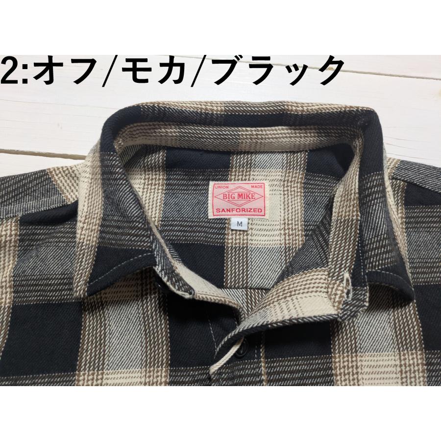 ビッグマイク 長袖 ヘビーフランネルシャツ メンズ BIG MIKE HEAVY FLANNEL SHIRTS 25aw bigmike 021 | BIG MIKE | 06