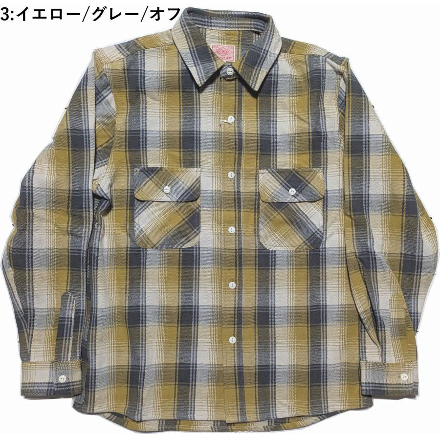 ビッグマイク 長袖 ヘビーフランネルシャツ メンズ BIG MIKE HEAVY FLANNEL SHIRTS 25aw bigmike 021 | BIG MIKE | 03