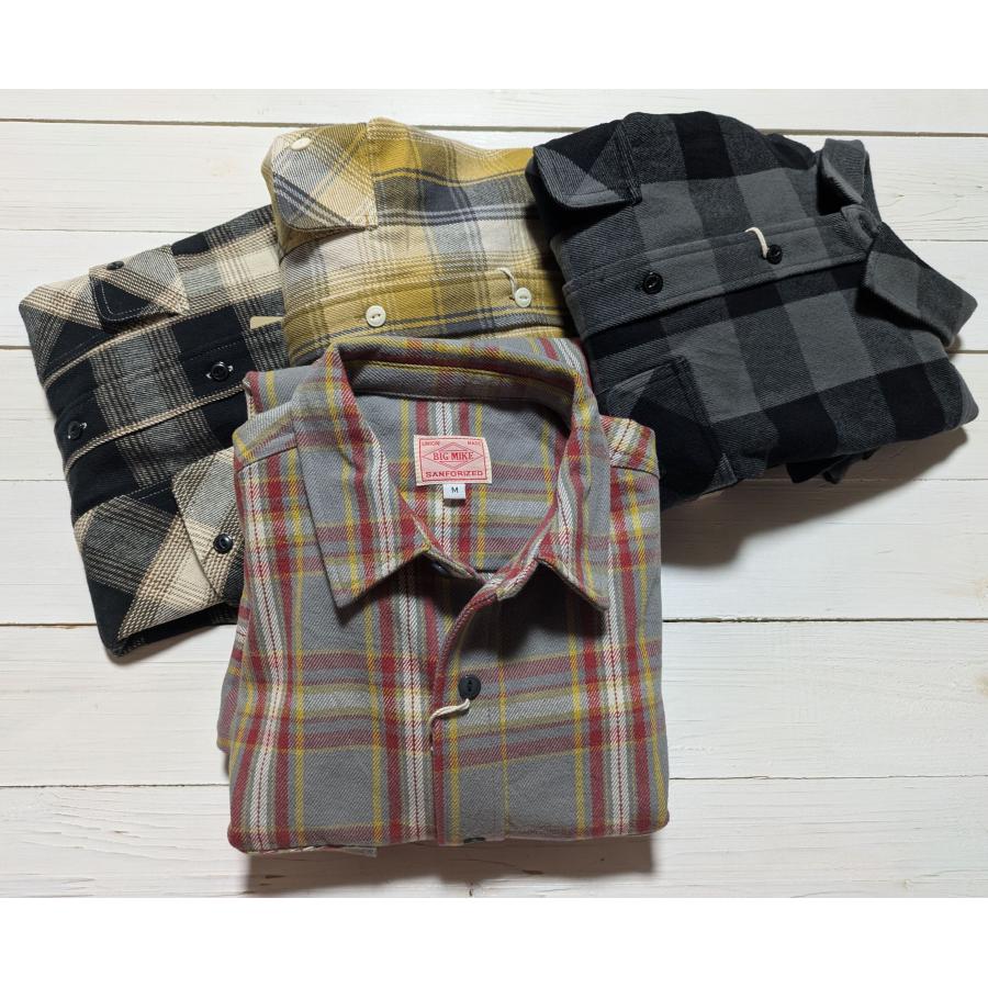 ビッグマイク 長袖 ヘビーフランネルシャツ メンズ BIG MIKE HEAVY FLANNEL SHIRTS 25aw bigmike 021 | BIG MIKE | 09