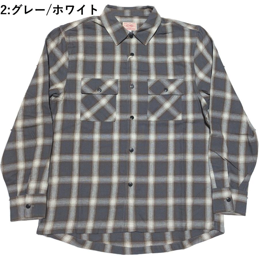 ビッグマイク ライトフランネル L/Sシャツ メンズ BIG MIKE LIGHT FLANNEL SHIRTS 26ss 028 | BIG MIKE | 02