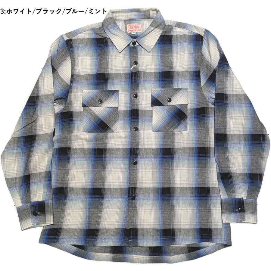 ビッグマイク ライトフランネル L/Sシャツ メンズ BIG MIKE LIGHT FLANNEL SHIRTS 26ss 028 | BIG MIKE | 03