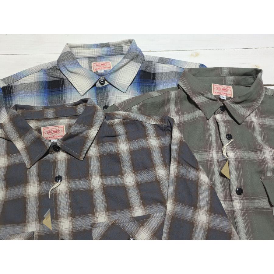 ビッグマイク ライトフランネル L/Sシャツ メンズ BIG MIKE LIGHT FLANNEL SHIRTS 26ss 028 | BIG MIKE | 04