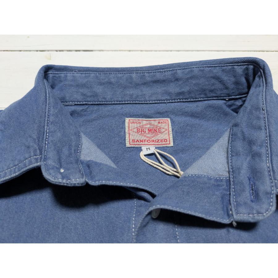 ビッグマイク デニム ユーティリティ L/S シャツ メンズ 長袖 BIG MIKE DENIM SHIRTS  bigmike 031 | BIG MIKE | 12