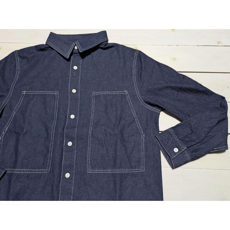 ビッグマイク デニム ユーティリティ L/S シャツ メンズ 長袖 BIG MIKE DENIM SHIRTS  bigmike 031 | BIG MIKE | 14
