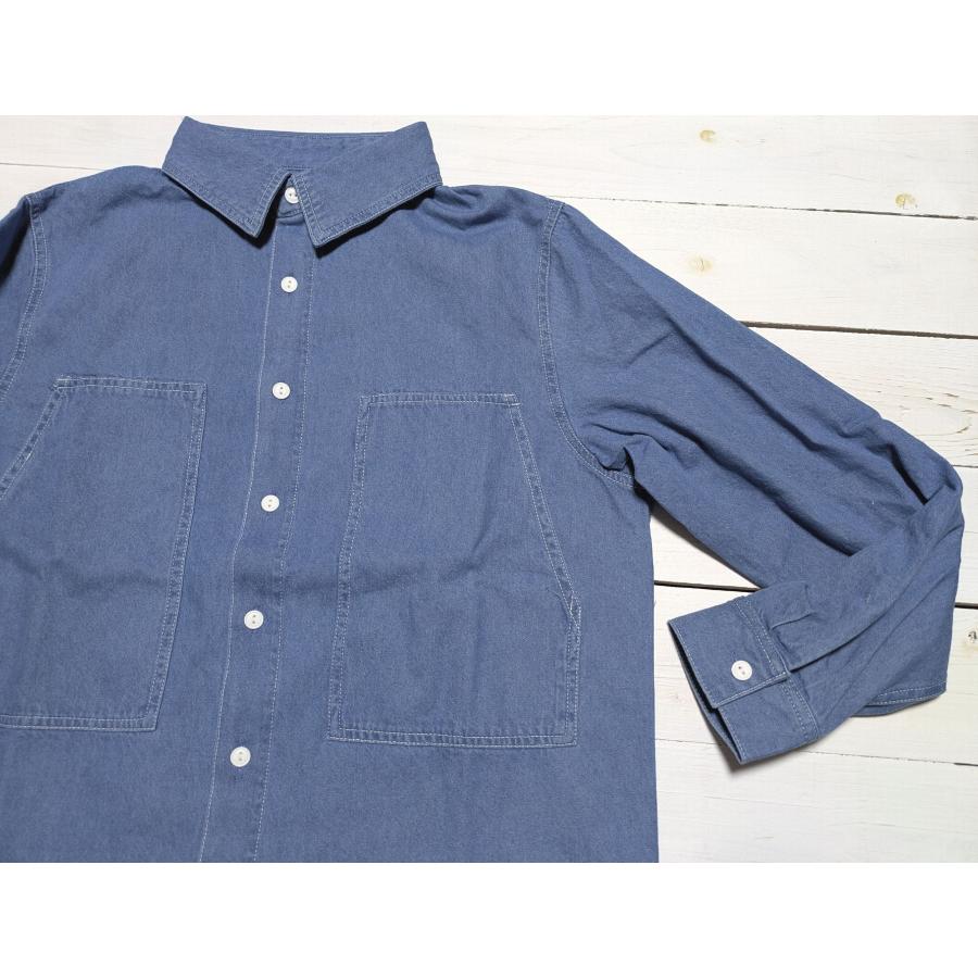 ビッグマイク デニム ユーティリティ L/S シャツ メンズ 長袖 BIG MIKE DENIM SHIRTS  bigmike 031 | BIG MIKE | 09