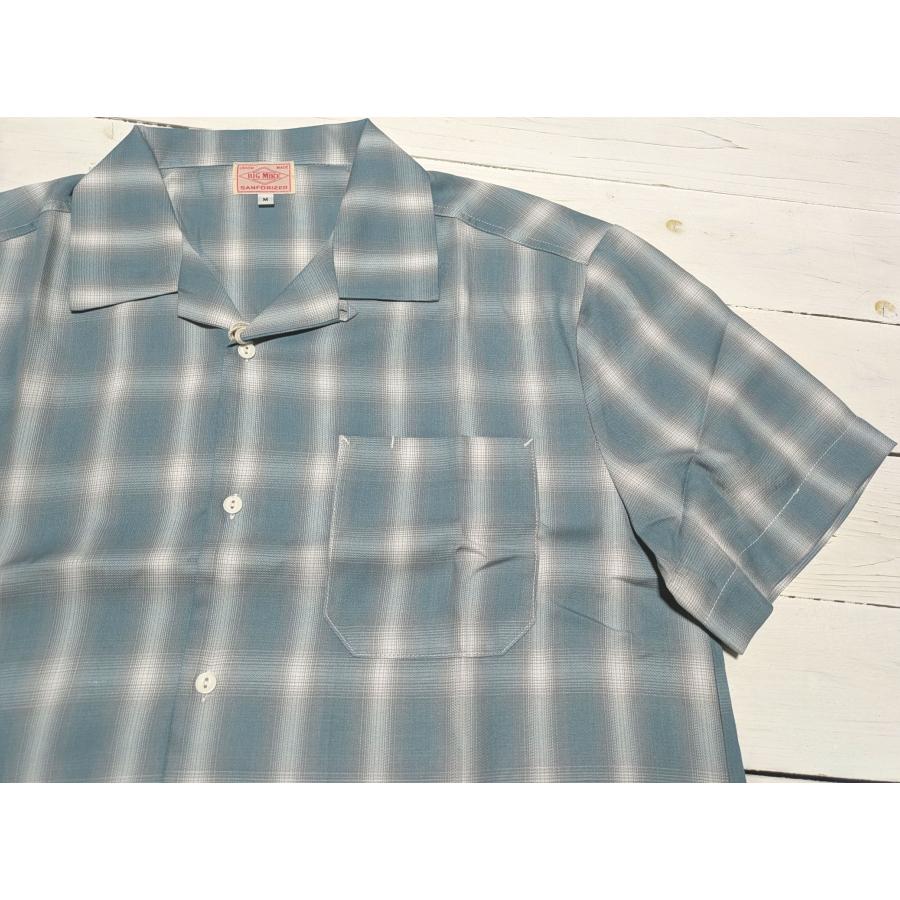 ビッグマイク レーヨン混 オンブレスリット S/S シャツ メンズ BIG MIKE RAYON OMBRE SLIT S/S SHIRTS 26ss bigmike 047 | BIG MIKE | 10