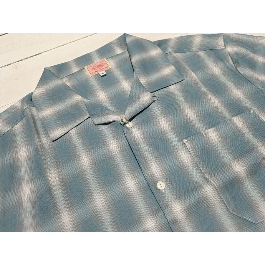 ビッグマイク レーヨン混 オンブレスリット S/S シャツ メンズ BIG MIKE RAYON OMBRE SLIT S/S SHIRTS 26ss bigmike 047 | BIG MIKE | 12