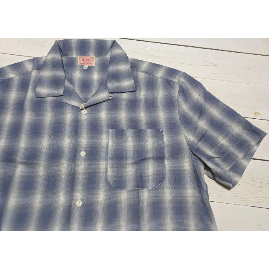 ビッグマイク レーヨン混 オンブレスリット S/S シャツ メンズ BIG MIKE RAYON OMBRE SLIT S/S SHIRTS 26ss bigmike 047 | BIG MIKE | 15