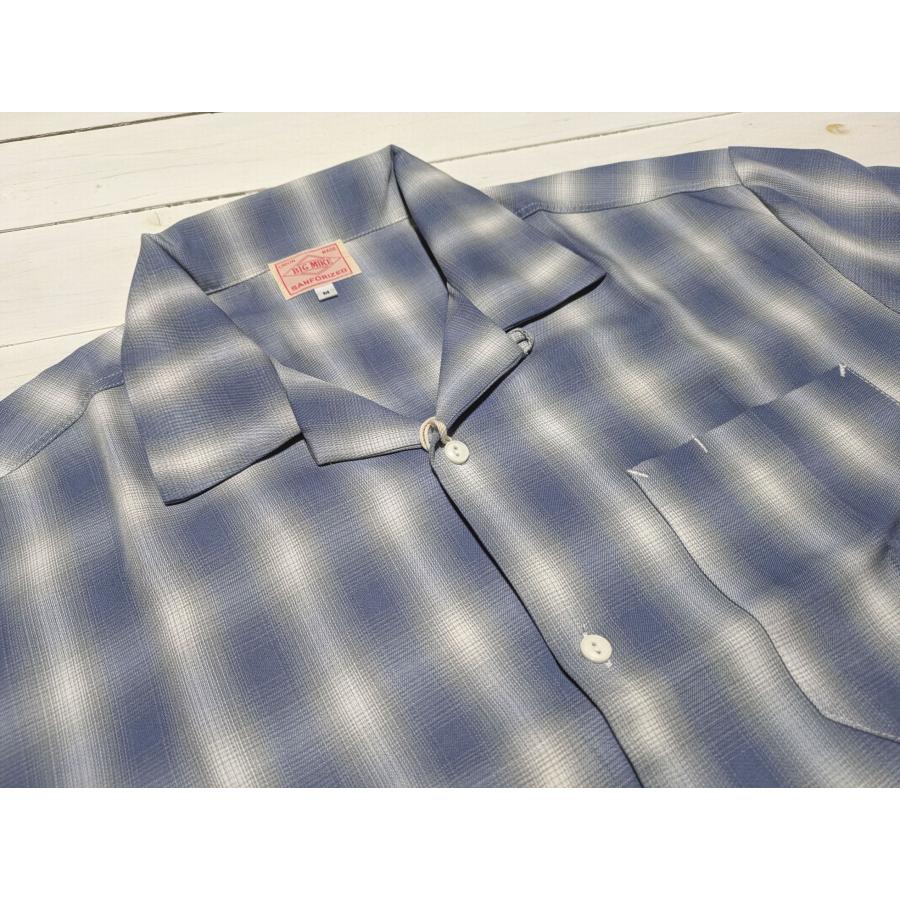 ビッグマイク レーヨン混 オンブレスリット S/S シャツ メンズ BIG MIKE RAYON OMBRE SLIT S/S SHIRTS 26ss bigmike 047 | BIG MIKE | 17