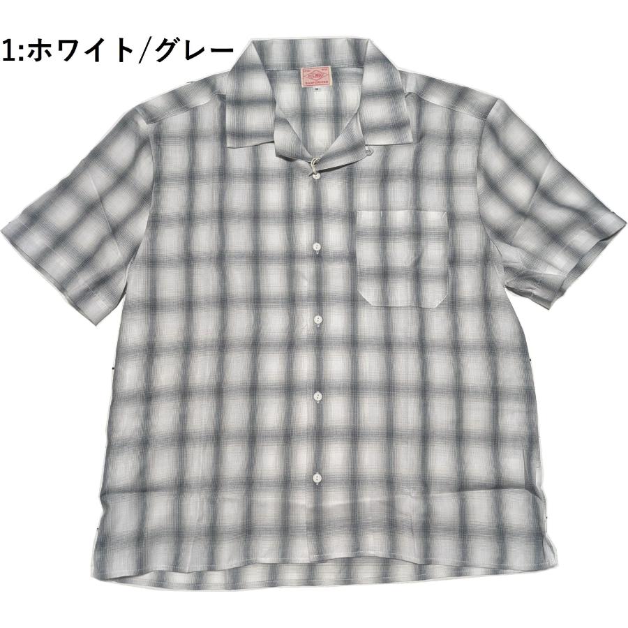 ビッグマイク レーヨン混 オンブレスリット S/S シャツ メンズ BIG MIKE RAYON OMBRE SLIT S/S SHIRTS 26ss bigmike 047 | BIG MIKE | 01