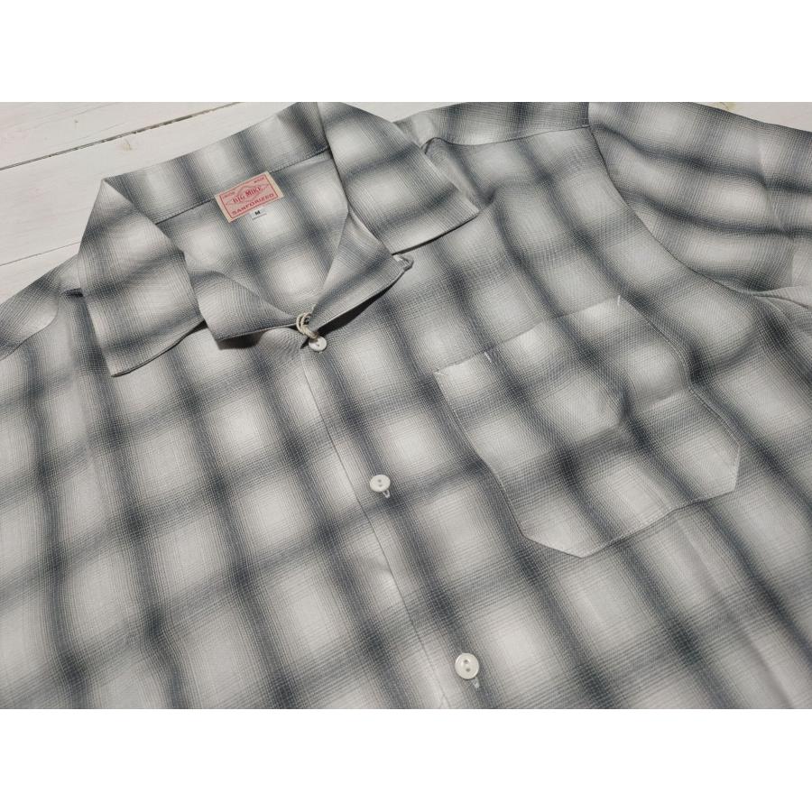 ビッグマイク レーヨン混 オンブレスリット S/S シャツ メンズ BIG MIKE RAYON OMBRE SLIT S/S SHIRTS 26ss bigmike 047 | BIG MIKE | 07
