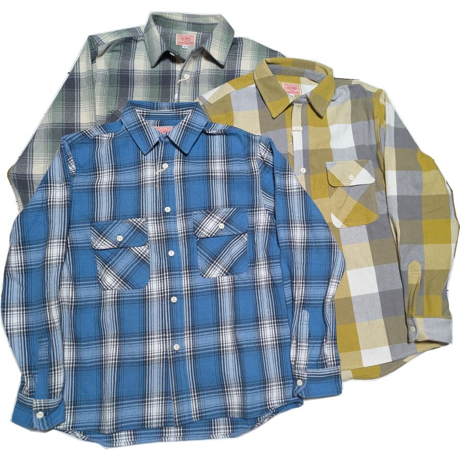 ビッグマイク 長袖 ヘビー フランネル シャツ メンズ チェック ネルシャツ BIG MIKE HEAVY FLANNEL SHIRTS 26aw bigmike 075 | BIG MIKE
