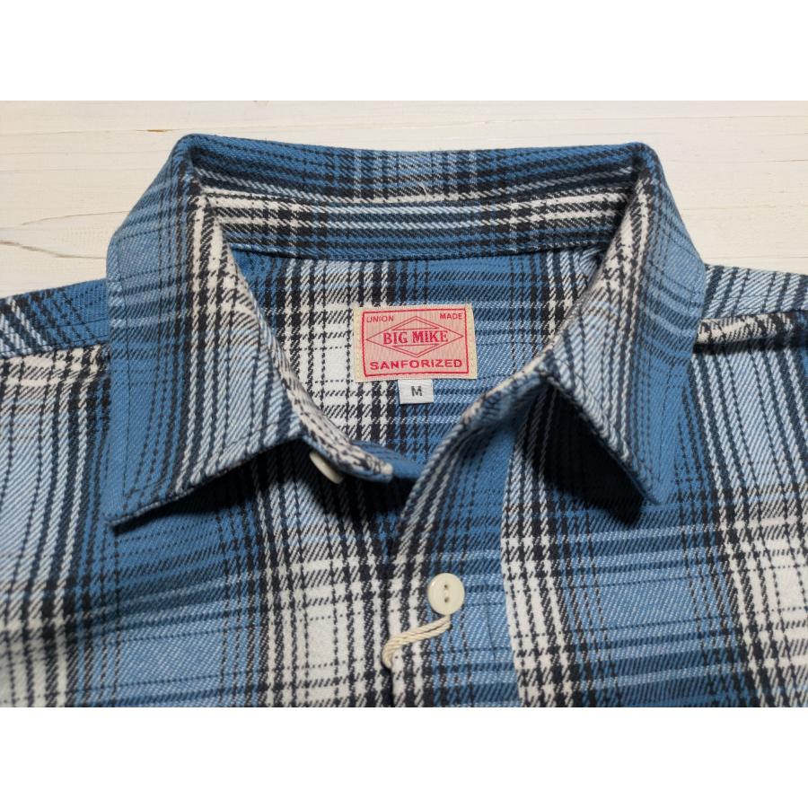 ビッグマイク 長袖 ヘビー フランネル シャツ メンズ チェック ネルシャツ BIG MIKE HEAVY FLANNEL SHIRTS 26aw bigmike 075 | BIG MIKE | 13