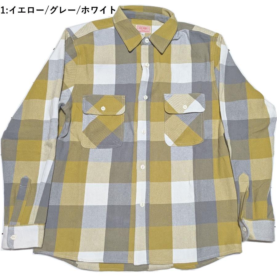 ビッグマイク 長袖 ヘビー フランネル シャツ メンズ チェック ネルシャツ BIG MIKE HEAVY FLANNEL SHIRTS 26aw bigmike 075 | BIG MIKE | 01