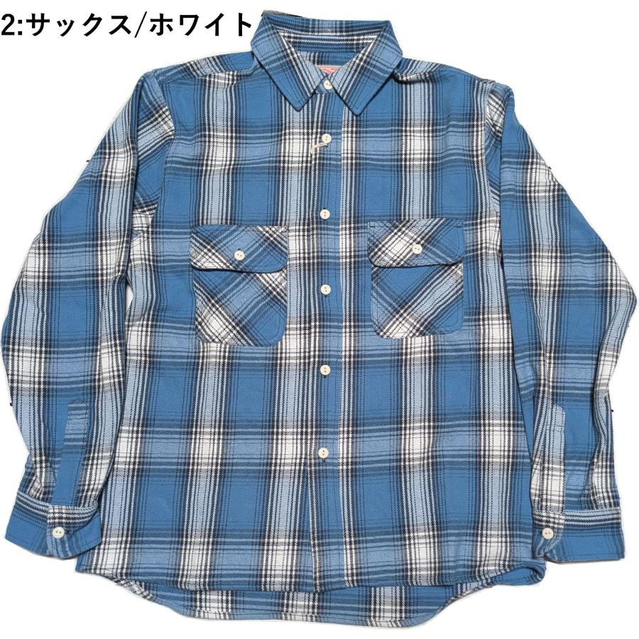 ビッグマイク 長袖 ヘビー フランネル シャツ メンズ チェック ネルシャツ BIG MIKE HEAVY FLANNEL SHIRTS 26aw bigmike 075 | BIG MIKE | 02