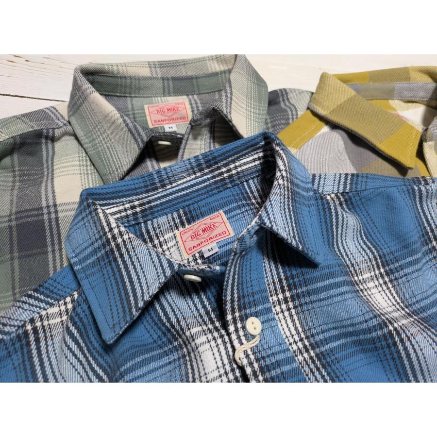 ビッグマイク 長袖 ヘビー フランネル シャツ メンズ チェック ネルシャツ BIG MIKE HEAVY FLANNEL SHIRTS 26aw bigmike 075 | BIG MIKE | 04