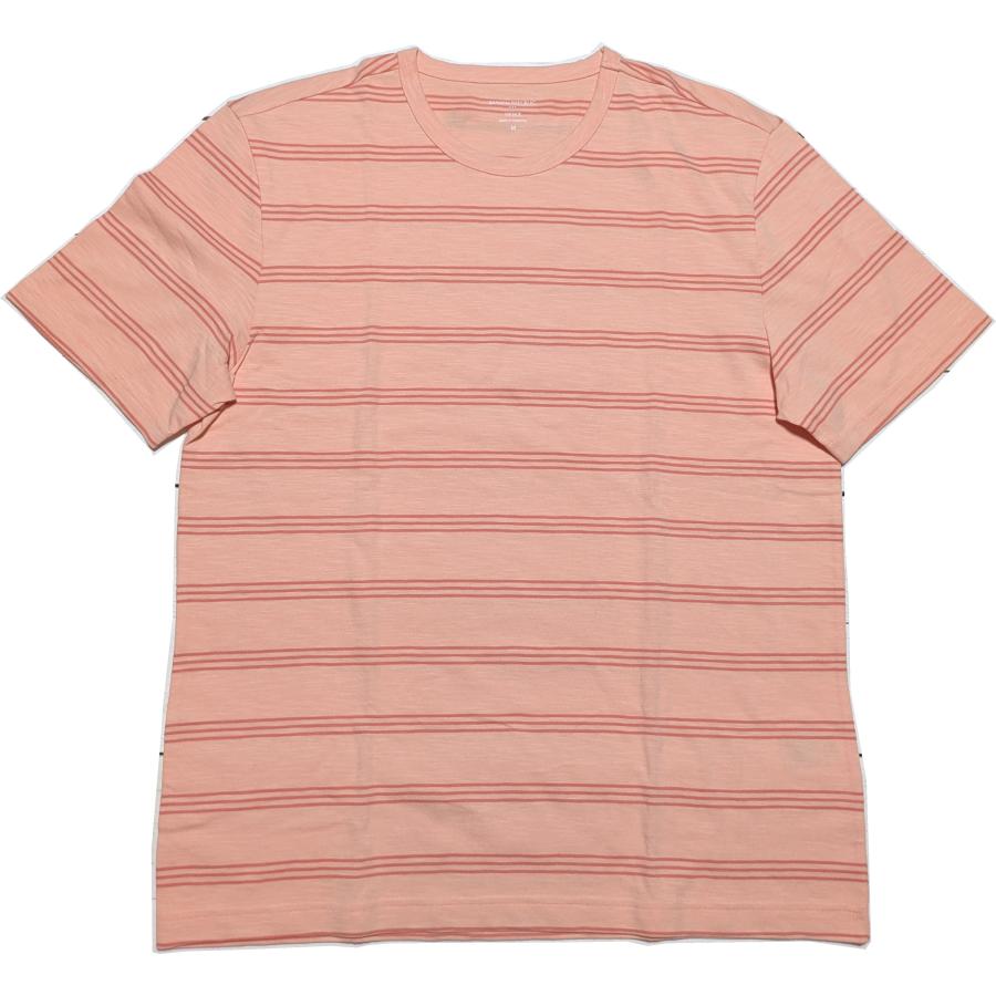 【並行輸入品】 バナナリパブリック 半袖 ボーダー Tシャツ ピンク メンズ BANANA REPUBLIC 085 | BANANA REPUBLIC