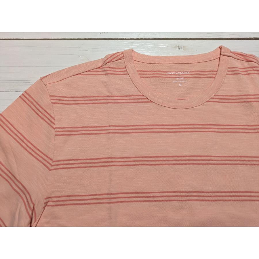 【並行輸入品】 バナナリパブリック 半袖 ボーダー Tシャツ ピンク メンズ BANANA REPUBLIC 085 | BANANA REPUBLIC | 04