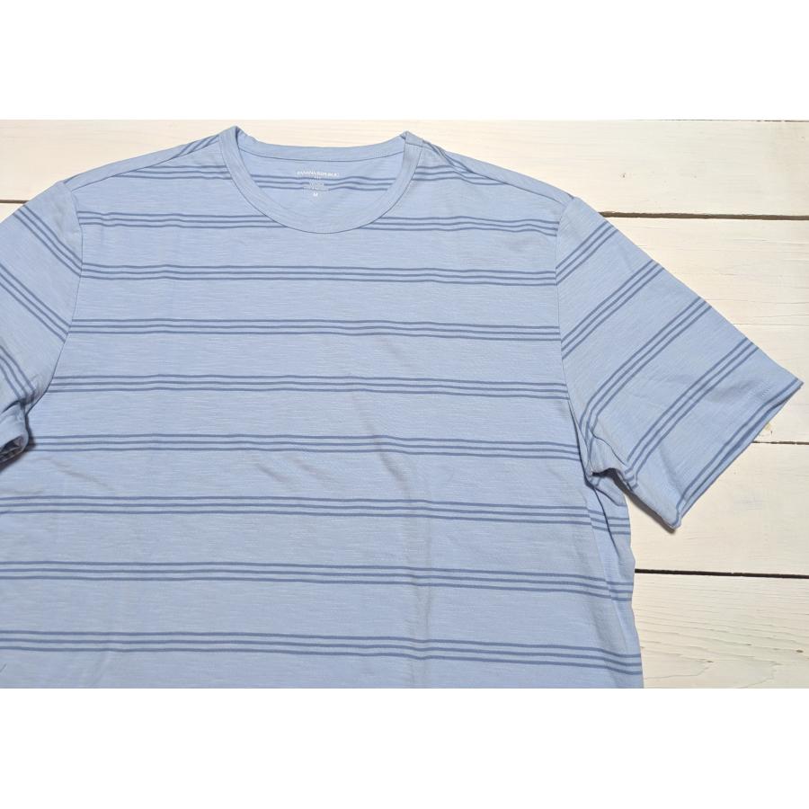 【並行輸入品】 バナナリパブリック 半袖 ボーダー Tシャツ ブルー メンズ BANANA REPUBLIC 086 | BANANA REPUBLIC | 01