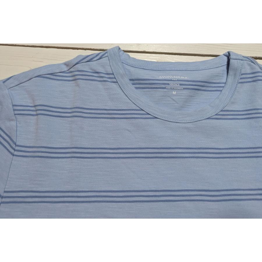 【並行輸入品】 バナナリパブリック 半袖 ボーダー Tシャツ ブルー メンズ BANANA REPUBLIC 086 | BANANA REPUBLIC | 04