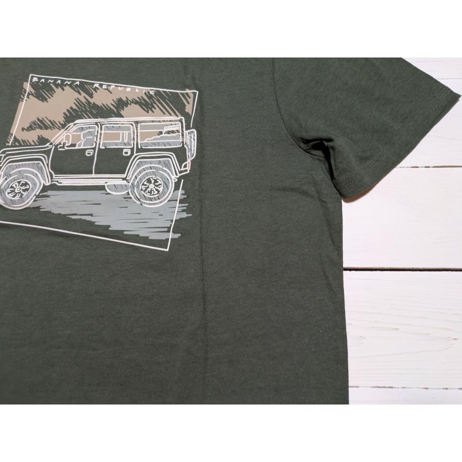 【並行輸入品】 バナナリパブリック 半袖 プリント Tシャツ グリーン メンズ BANANA REPUBLIC 087 | BANANA REPUBLIC | 02