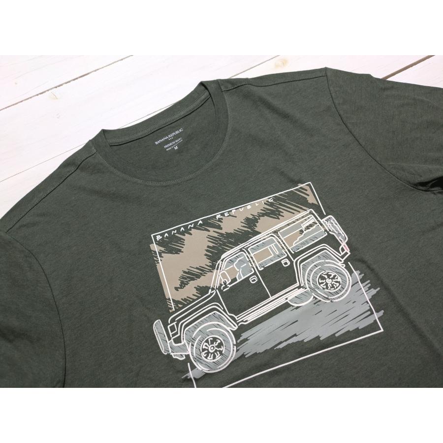 【並行輸入品】 バナナリパブリック 半袖 プリント Tシャツ グリーン メンズ BANANA REPUBLIC 087 | BANANA REPUBLIC | 03