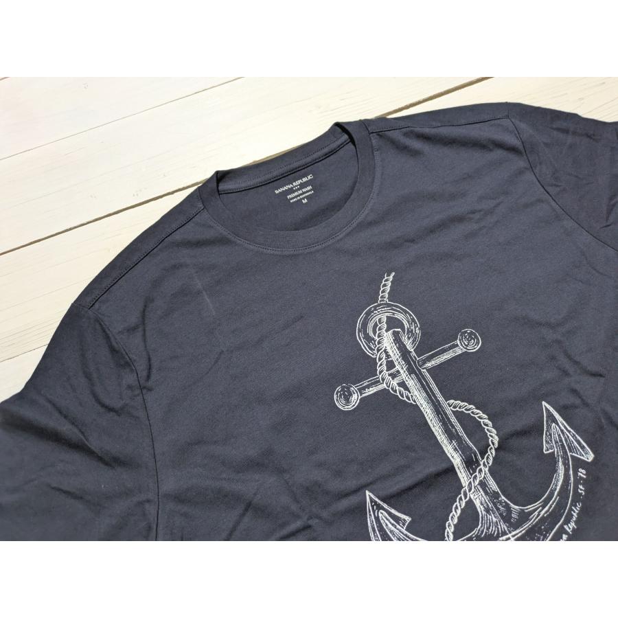 【並行輸入品】 バナナリパブリック 半袖 プリント Tシャツ ネイビー メンズ BANANA REPUBLIC 092 | BANANA REPUBLIC | 03