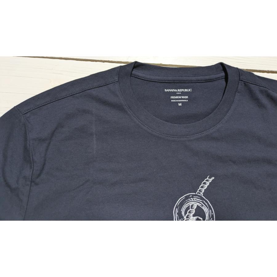 【並行輸入品】 バナナリパブリック 半袖 プリント Tシャツ ネイビー メンズ BANANA REPUBLIC 092 | BANANA REPUBLIC | 04