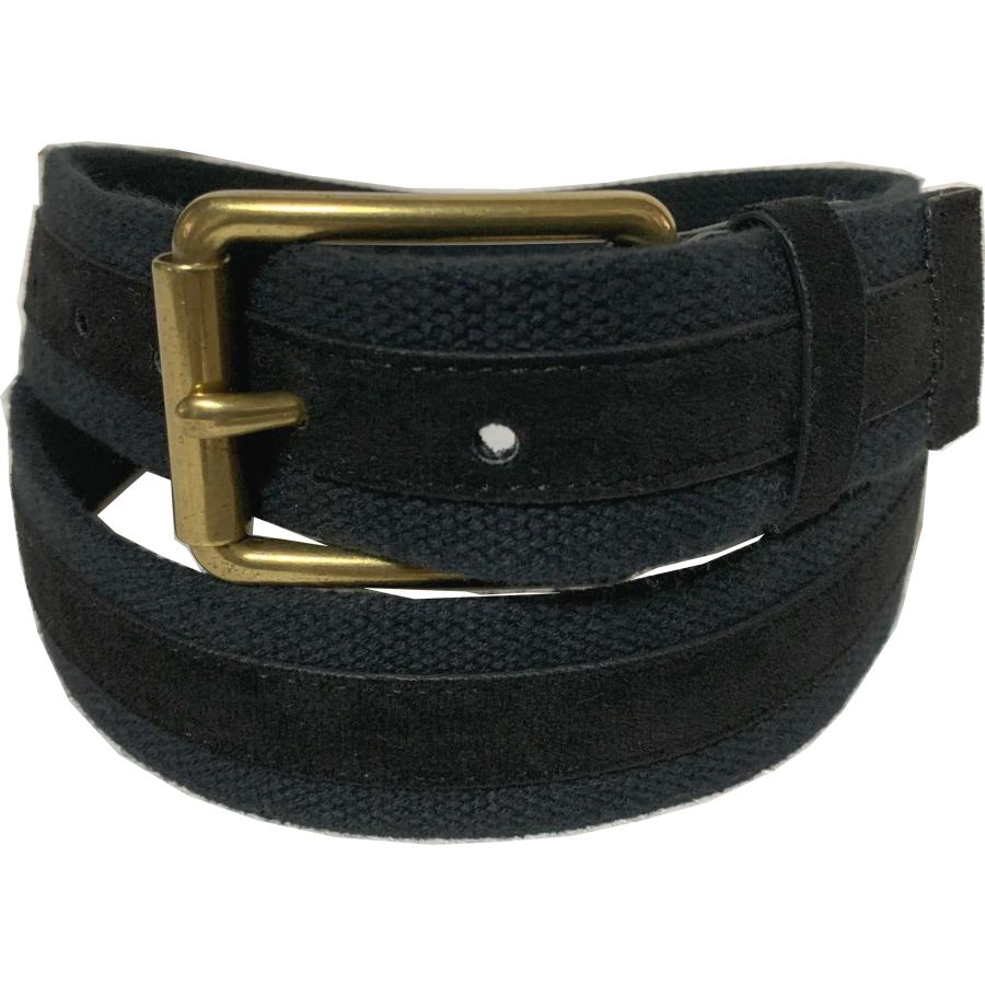 【並行輸入品】 バナナリパブリック コットン 布ベルト 黒 ブラック BANANA REPUBLIC 013 | BANANA REPUBLIC