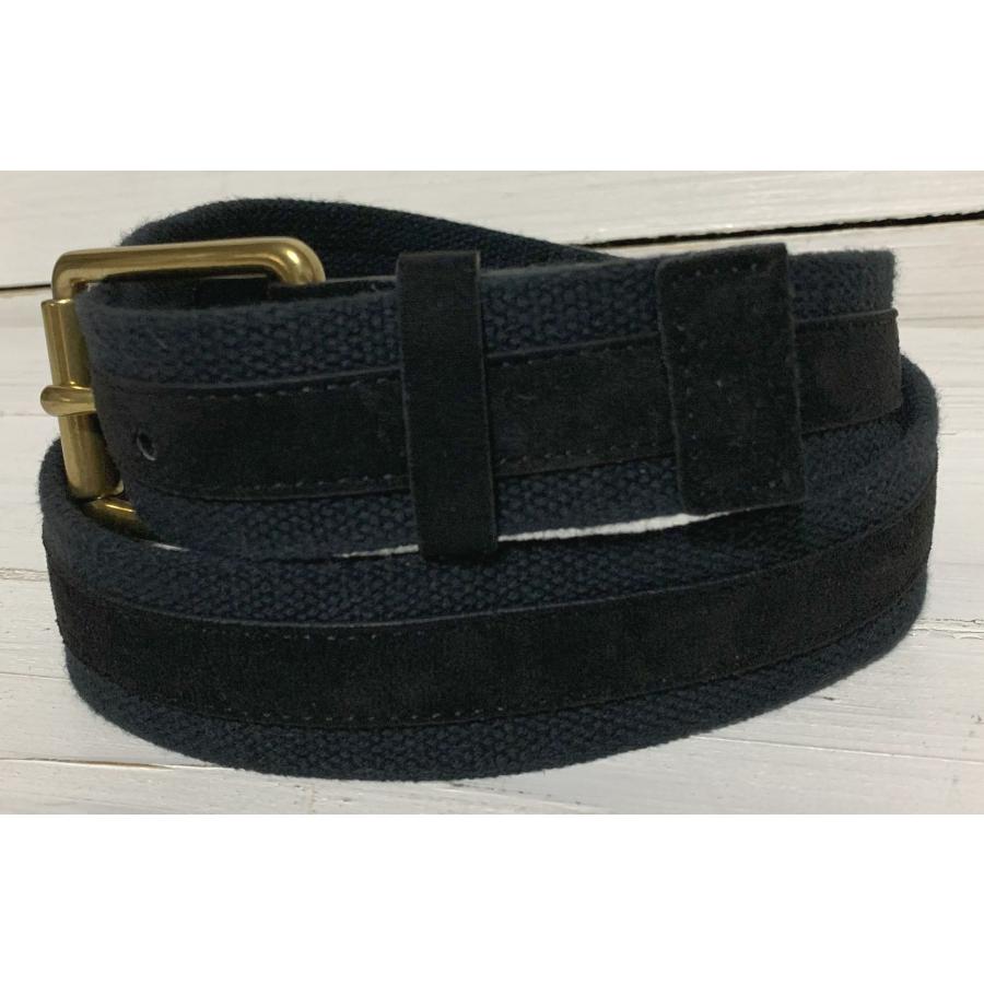 【並行輸入品】 バナナリパブリック コットン 布ベルト 黒 ブラック BANANA REPUBLIC 013 | BANANA REPUBLIC | 01