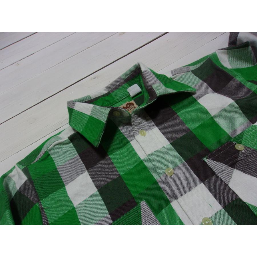カムコ ヘビーコットン フランネルシャツ グリーン メンズ CAMCO FLANNEL SHIRTS 003 | CAMCO | 04