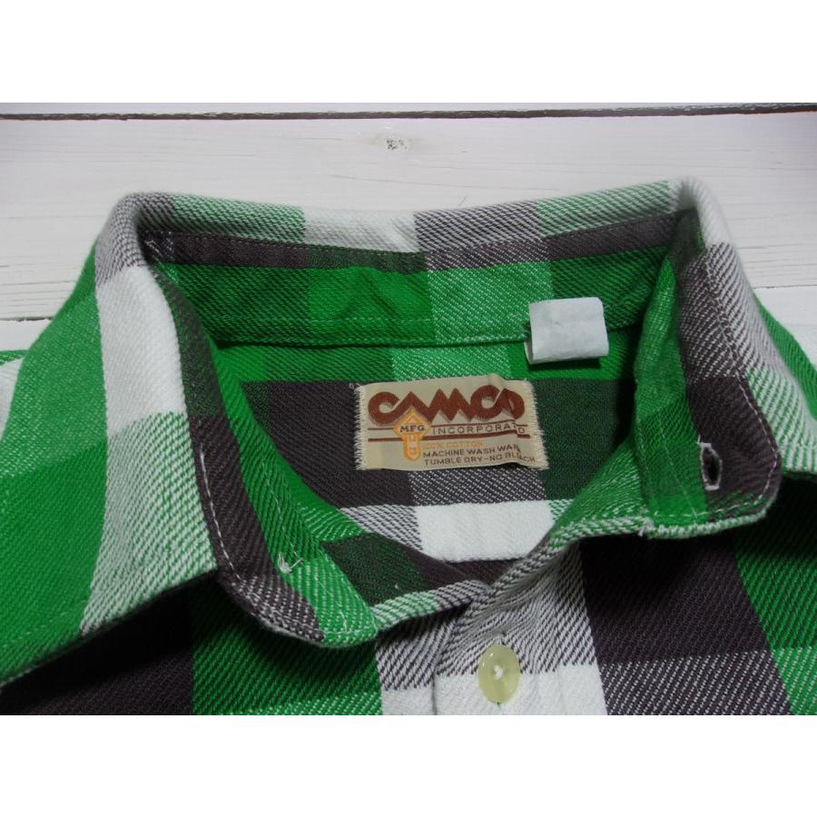 カムコ ヘビーコットン フランネルシャツ グリーン メンズ CAMCO FLANNEL SHIRTS 003 | CAMCO | 05
