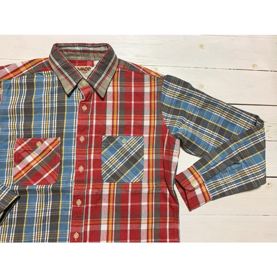 カムコ ヘビーコットン フランネルシャツ クレージー メンズ CAMCO FLANNEL SHIRTS 006 | CAMCO | 13
