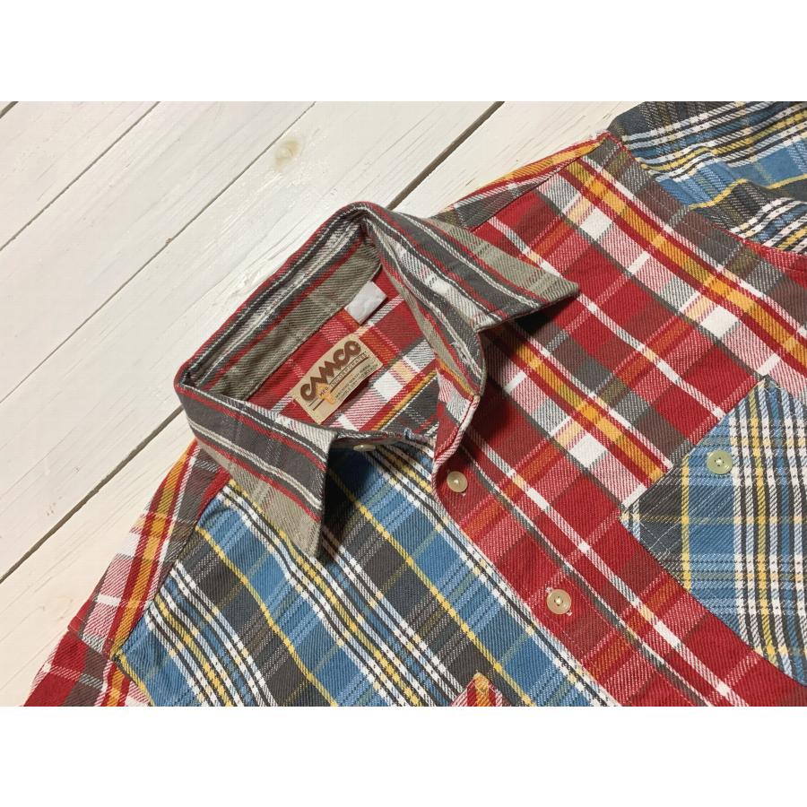 カムコ ヘビーコットン フランネルシャツ クレージー メンズ CAMCO FLANNEL SHIRTS 006 | CAMCO | 15