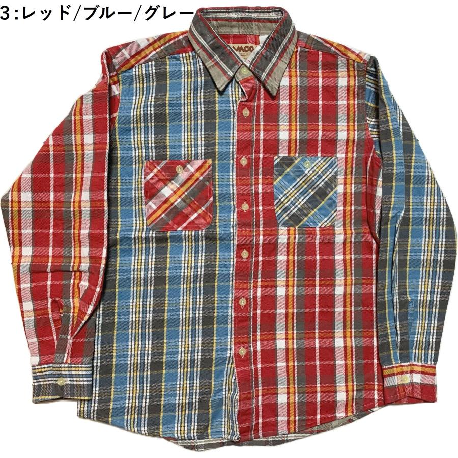 カムコ ヘビーコットン フランネルシャツ クレージー メンズ CAMCO FLANNEL SHIRTS 006 | CAMCO | 03