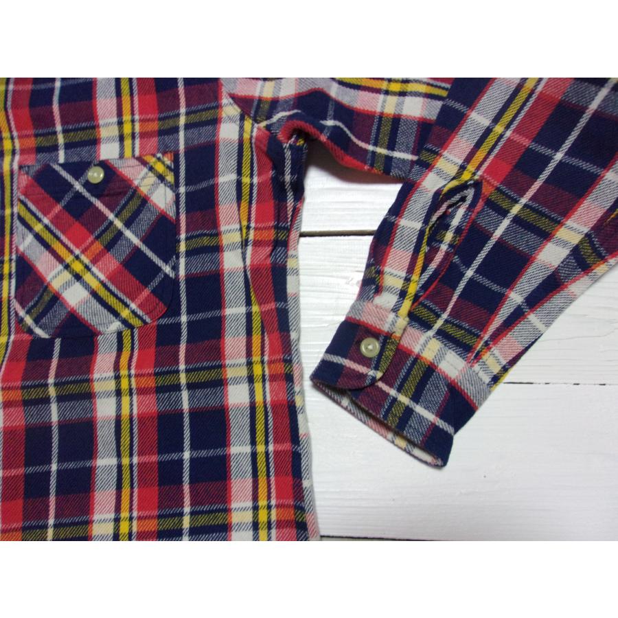 カムコ ヘビーコットン フランネルシャツ ネイビー メンズ CAMCO FLANNEL SHIRTS 007 | CAMCO | 02