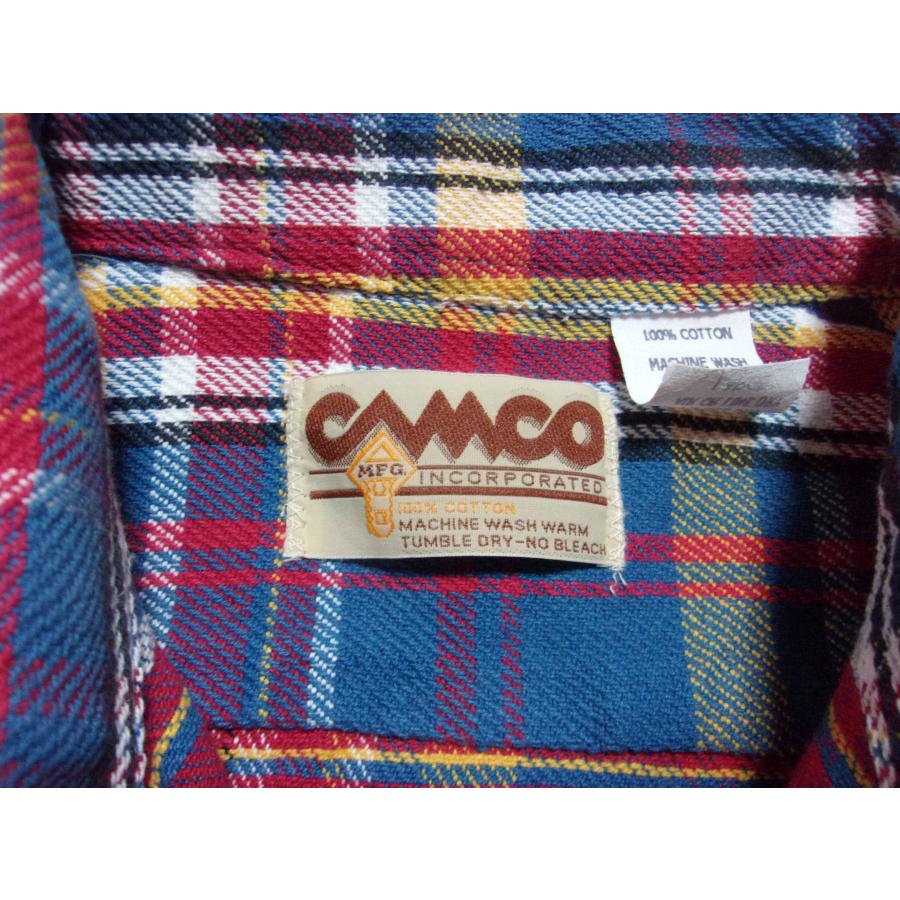 カムコ ヘビーコットン フランネルシャツ ブルー メンズ CAMCO FLANNEL SHIRTS 008 | CAMCO | 05