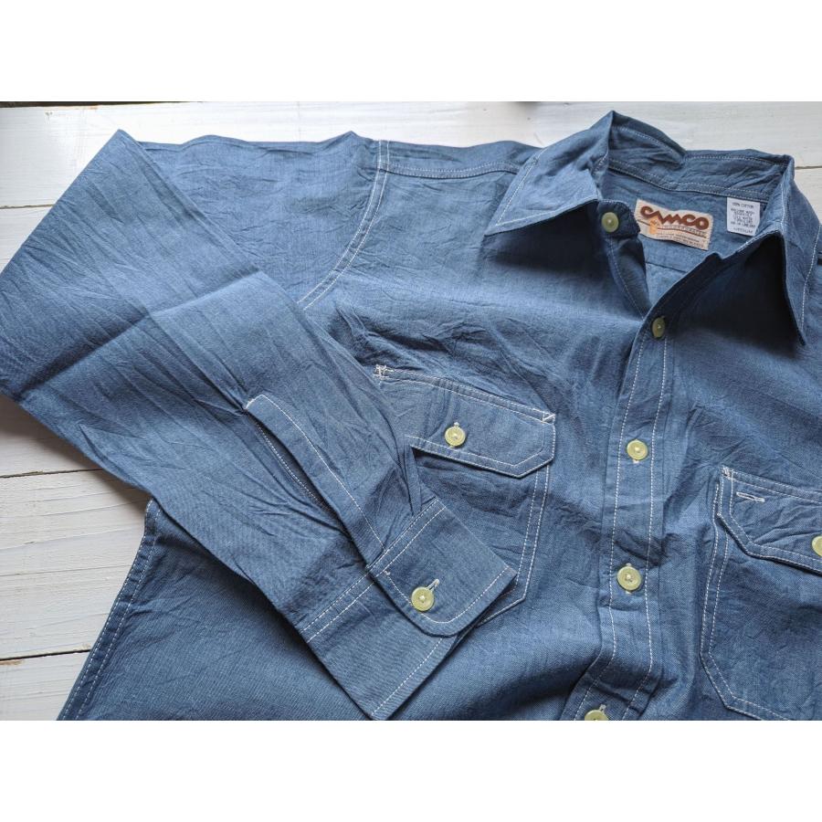 カムコ 長袖 シャンブレーシャツ メンズ CAMCO CHAMBRAY SHIRTS 011 | CAMCO | 19