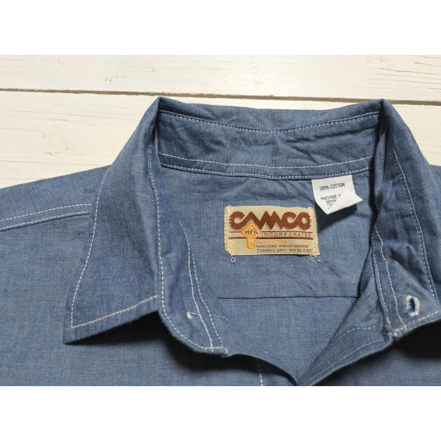 カムコ 長袖 シャンブレーシャツ メンズ CAMCO CHAMBRAY SHIRTS 011 | CAMCO | 07
